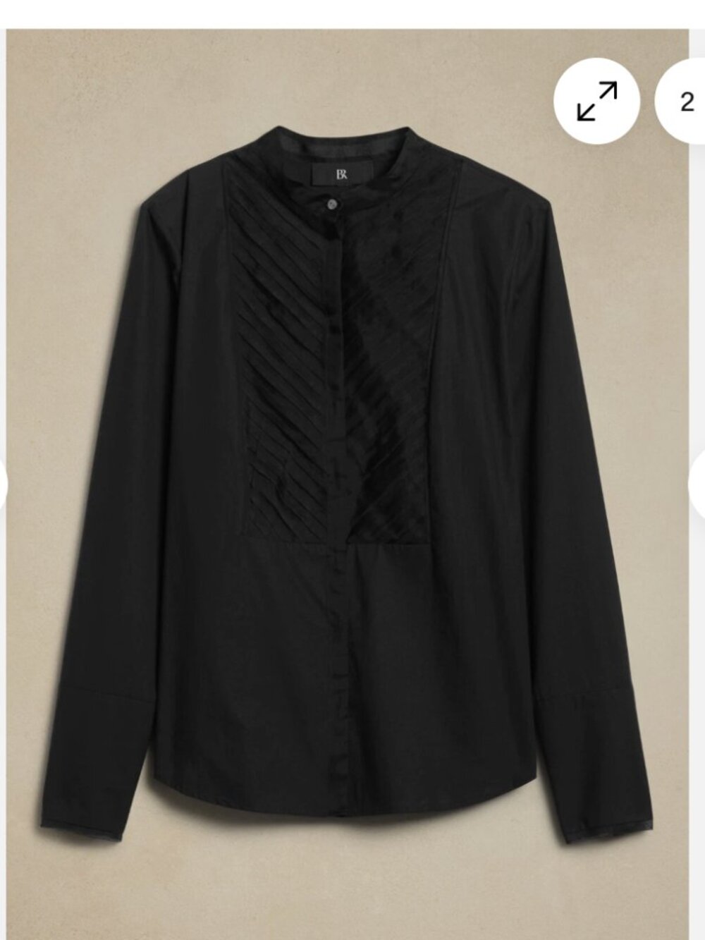 Banana Republic Josefa Tuxedo Shirt